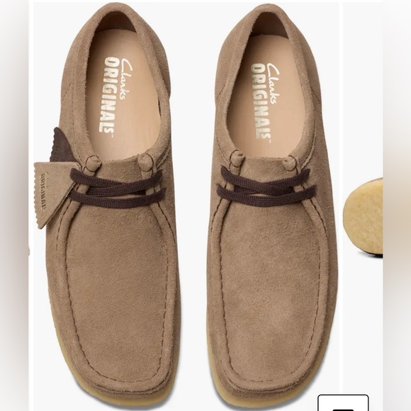 Clarks Men's wallabee boots in wolf suede • Sz 11 - Picture 9 of 9
